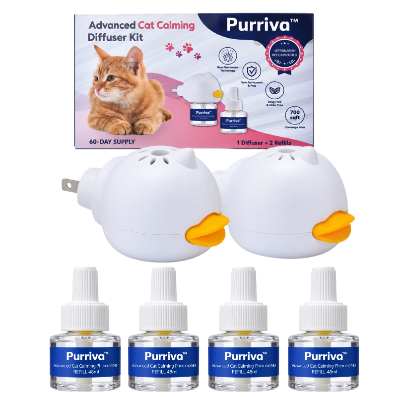 2x Purriva™ diffusers + 4 navullingen