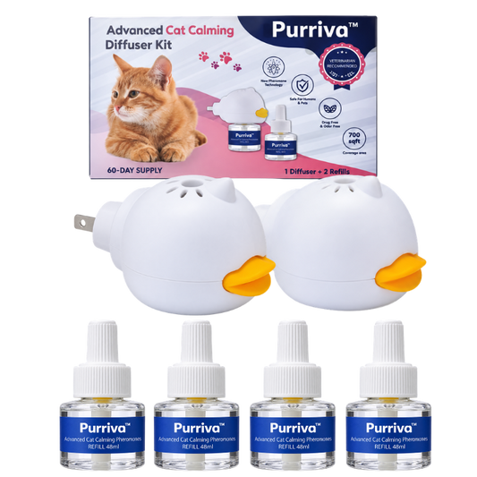 2x Purriva™ diffusers + 4 navullingen